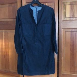 Vince size 6 denim shirt dress